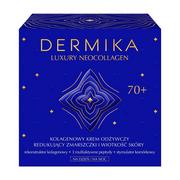 Kremy do twarzy - Dermika Luxury Neocollagen 70+ kolagenowy krem odżywczy do redukcji zmarszczek i wiotkości skóry na dzień i na noc 50ml - miniaturka - grafika 1