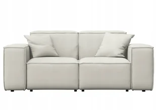 Sofa ogrodowa dwuosobowa MALIBU na taras tkanina Odyssey kremowy - Sofy ogrodowe - miniaturka - grafika 1
