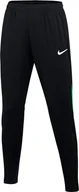 Spodnie rowerowe - Nike Spodnie damskie W Nk Df Acdpr Pant Kpz, czarne/zielone park/białe, DH9273-011, L - miniaturka - grafika 1