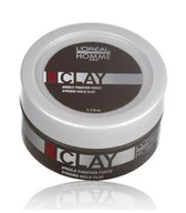 Kosmetyki do stylizacji włosów - Loreal L'Oreal Professionnel Homme Clay Glinka matująca dla mężczyzn 50ml 0000000520 - miniaturka - grafika 1