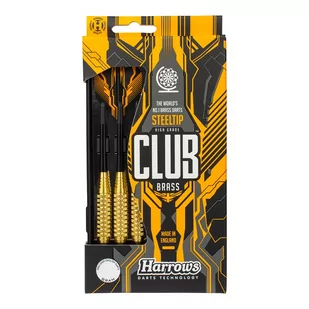 Rzutki Harrows CLUB BRASS  Steeltip 22 gK - Dart - miniaturka - grafika 1