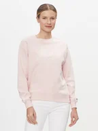 Bluzy damskie - Tommy Hilfiger Bluza Flag Script WW0WW41758 Różowy Regular Fit - miniaturka - grafika 1