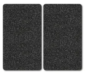 Miseczki i talerzyki dla dzieci - Kesper Płyty ochronne na kuchenkę 4000270365225, KESPER, czarne - miniaturka - grafika 1