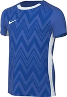 Koszulki i topy damskie - Nike Unisex Kids Top Y Nk Df Chalng V Jsy Ss, Royal Blue/White/White, FD7426-463, M - miniaturka - grafika 1