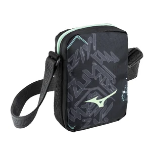 SASZETKA NA RAMIĘ MIZUNO WASO POUCH BLACK/MINT - Nerki - miniaturka - grafika 1