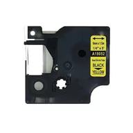 Papier do drukarek - Taśma zamiennik Dymo 18052, S0718270, 6mm x 1, 5m czarny druk / żółty podkład - miniaturka - grafika 1