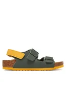 Buty dla chłopców - Birkenstock Sandały Milano As 1029378 Zielony - miniaturka - grafika 1