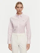 Koszule damskie - Tommy Hilfiger Koszula WW0WW44084 Różowy Regular Fit - miniaturka - grafika 1