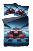 Pościel - Detexpol Pościel 160x200 do sypialni Auto wyścigówka - miniaturka - grafika 1