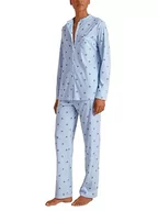 Piżamy damskie - CALIDA Mountain Dreams damska koszula nocna, Placid Blue, 40-42 - miniaturka - grafika 1