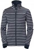 Bluzy damskie - Bluza damska Helly Hansen Crew Fleece Jacket navy stripe - M - miniaturka - grafika 1