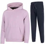Dresy męskie - 4F OCIEPLANY DZIEWCZÄCY DRES KOMPLET BLUZA SPODNIE / rozm 164 - miniaturka - grafika 1