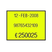 Cenówki - Alevar 3470/RG etykiety do propozycji, rolka - miniaturka - grafika 1