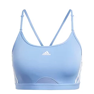 adidas Aer Ls 3s Biustonosz sportowy Kobiety , Fusazu/biały , XL - Biustonosze - miniaturka - grafika 1