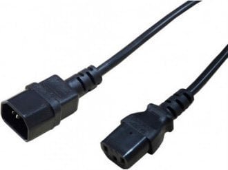 Kabel zasilający Secomp Kabel zasilający do monitora, IEC 320 C14 - C13, czarny, 1,8 m