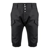 Spodnie męskie - spodnie bojówki krótkie VIKING SHORTS - BLACK-L - miniaturka - grafika 1