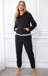 Piżamy damskie - DKNY piżama damska/dres z długimi rękawami i długimi nogawkami YI2922595, Kolor czarny, Rozmiar XS, DKNY - Intymna - grafika 1