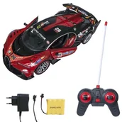 Zabawki zdalnie sterowane - Askato RC Samochód z ładowarką czerwony - miniaturka - grafika 1