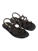 Sandały damskie - Ipanema Sandały w kolorze czarnym - miniaturka - grafika 1
