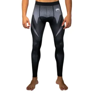 Venum Legginsy Spats No Gi Black/Grey - Kimona, stroje i obuwie - miniaturka - grafika 1