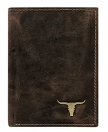 Portfele - WILD BUFFALO skórzany porfel męski RM-06-BAW Brązowy RM-06-BAW BROWN - miniaturka - grafika 1