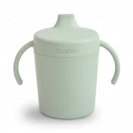 Kubki dla dzieci - Mushie Kubek Niekapek Sage - miniaturka - grafika 1