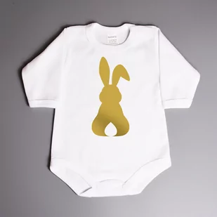 Złoty zajączek - body wielkanocne - Body dla niemowląt Złoty zajączek - body wielkanocne - Body dla niemowląt - miniaturka - grafika 2