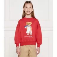 Bluzy dla dziewczynek - POLO RALPH LAUREN Bluza Loose fit - miniaturka - grafika 1