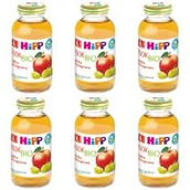 Soki i herbatki dla dzieci - Hipp Sok 100% jabłka-winogrona po 4. miesiącu zestaw 6 x 200 ml Bio - miniaturka - grafika 1