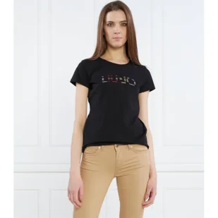 Liu Jo Sport T-shirt | Regular Fit - Koszulki i topy damskie - miniaturka - grafika 1