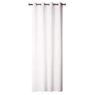 Zasłona z kółkami BLACKOUT 140 x 260 cm biały - Zasłony - miniaturka - grafika 1