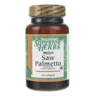 Witaminy i minerały - SWANSON Saw Palmetto, 160 mg, 60 kapsułek - miniaturka - grafika 1