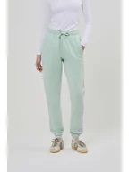Spodnie sportowe damskie - Bench Spodnie dresowe "Corey" w kolorze zielonym - miniaturka - grafika 1