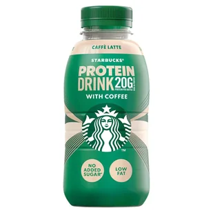 Starbucks Caffè Latte Wysokobiałkowy napój na bazie mleka 330 ml - Kefiry, jogurty, maślanki - miniaturka - grafika 1