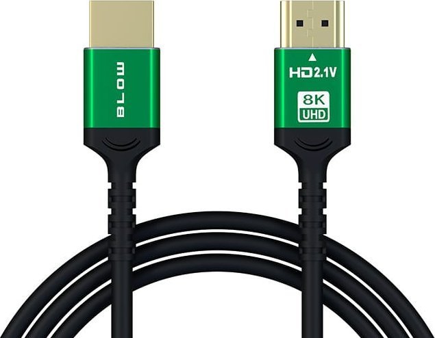 Kabel Blow 96-649# Przyłącze hdmi-hdmi green proste 5m