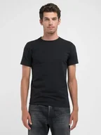 Koszulki męskie - t-shirt uomo replay m6947 .000.23352p compact jersey 098 black - miniaturka - grafika 1