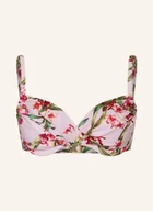 Stroje kąpielowe - Maryan Mehlhorn Góra Od Bikini Z Fiszbinami Botanique pink - miniaturka - grafika 1