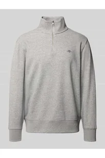 Bluza o kroju regular fit z kołnierzem zapinanym - Gant - Bluzy męskie - miniaturka - grafika 1