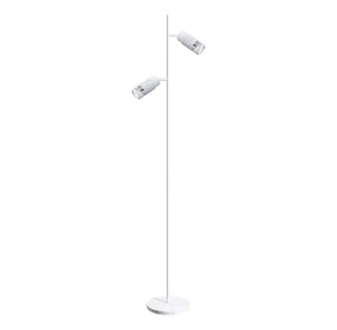 Biała industrialna lampa podłogowa - 19X K361 Giberdi - Lampy stojące - miniaturka - grafika 1