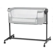 Łóżeczka i kojce - Łóżeczko dostawne KINDERKRAFT Nestee Up 2 Jasnoszary - miniaturka - grafika 1