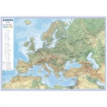 Demart Europa. Mapa ścienna, fizyczno-polityczna - Atlasy i mapy - miniaturka - grafika 1