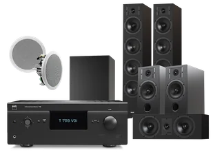 Kino domowe Yamaha T758 V3i + Diva 6 + 3 + 7 + RD 260 + Basso 880 - Kino domowe - miniaturka - grafika 1