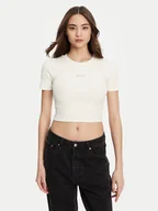 Koszulki i topy damskie - Guess T-Shirt V5YP08 K8RT2 Biały Slim Fit - miniaturka - grafika 1
