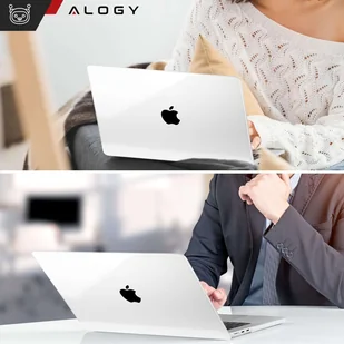 Etui do Macbook Air 15 M2 2023 A2941 Case obudowa pokrowiec Clear Alogy Hard Cover Przezroczyste - Części i akcesoria do laptopów - miniaturka - grafika 11