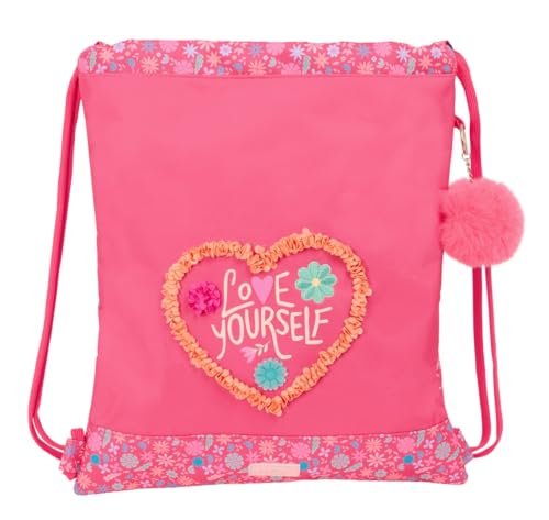 SAFTA FEELING duży płaski plecak plecak, idealny dla dzieci w różnym wieku, wygodny i wszechstronny, jakość i wytrzymałość, 35 x 40 cm, Biały, M, Casual