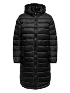 Kurtki damskie - ONLY Płaszcz pikowany w kolorze czarnym - miniaturka - grafika 1