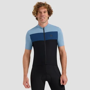 Koszulka rowerowa męska Rogelli Core Block - Koszulki rowerowe - miniaturka - grafika 1
