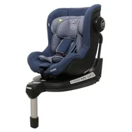 Foteliki samochodowe - Coto Baby Fotelik  Solario obrotowy 360° Melange Blue 0-18kg(Black Edition) - miniaturka - grafika 1