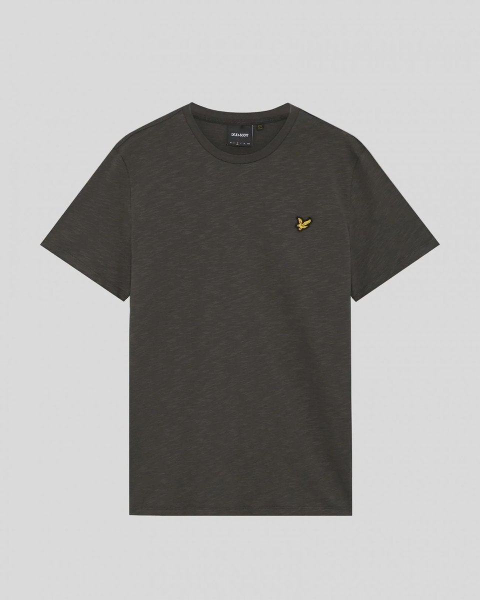 T-shirt męskie lyle and scott 1874 ts2401v fine slub T-shirt w635 gunmetal