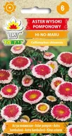 Nasiona i cebule - Aster wysoki pomponowy Hi-No-Maru trójbarwny nasiona 0,5g Toraf - miniaturka - grafika 1